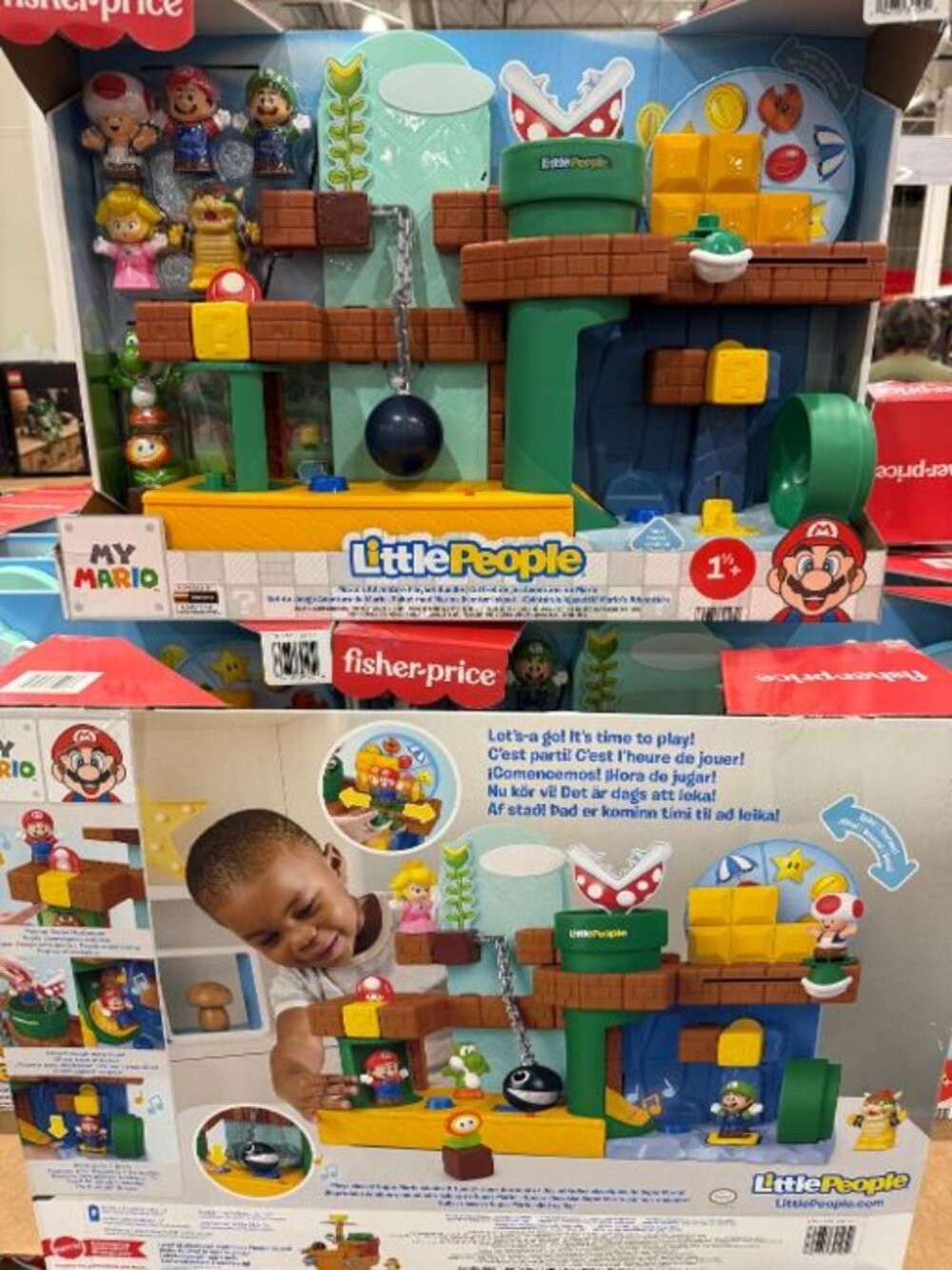 NEW Fisher-Price Little People Mario's Adventure Playset Bundle